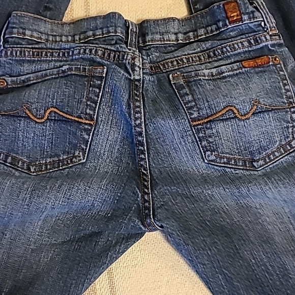 7 for all mankind style is Roxy, skinny sz.26"x 30" with 7"rise.(#897) - Picture 12 of 16